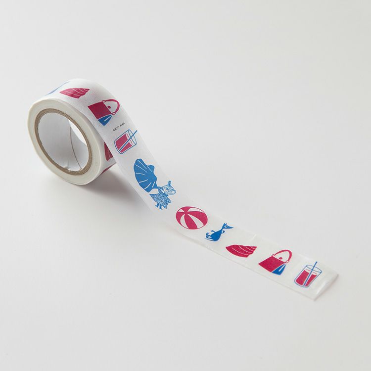 Moomin Masking Tape [RIVIERA2] - Red